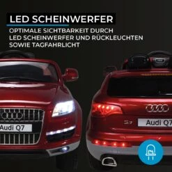 Elektroauto Audi Q7 4L In Rot Lackiert -Familien Geschäft actionbikes motors elektroauto audi q7 4l in rot lackiert 7