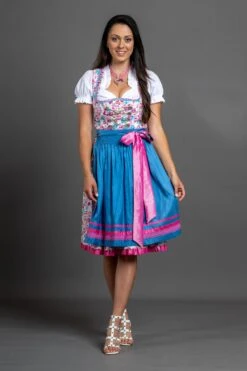 Dirndl " Bianca " In Türkis
