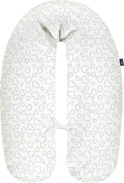 Alvi Stillkissen Kompl. Hearts White