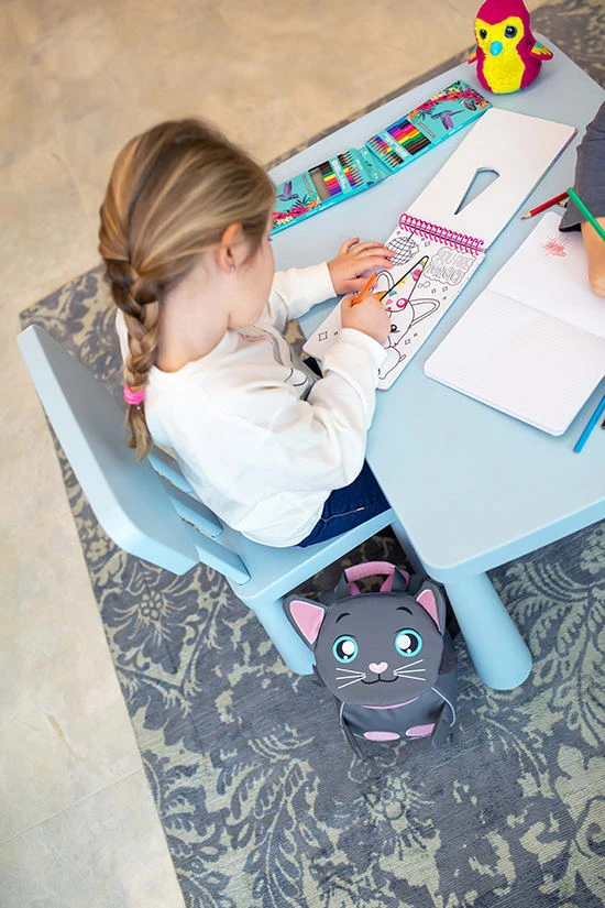 Kindergartenrucksack "Mini Animal Mini Bunny" In Grau/Rosa - H 25 L 18 T 11 Cm 10 Kindergartenrucksack "Mini Animal Mini Bunny" In Grau/Rosa - H 25 L 18 T 11 Cm - Image 8