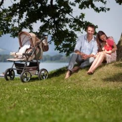 10tlg. Set: Kombi Kinderwagen "Rio" In Braun -Familien Geschäft bergsteiger 10tlg set kombi kinderwagen rio in braun 7