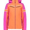 CMP Ski-/ Snowboardjacke In Orange/ Pink -Familien Geschäft cmp ski snowboardjacke in orange pink