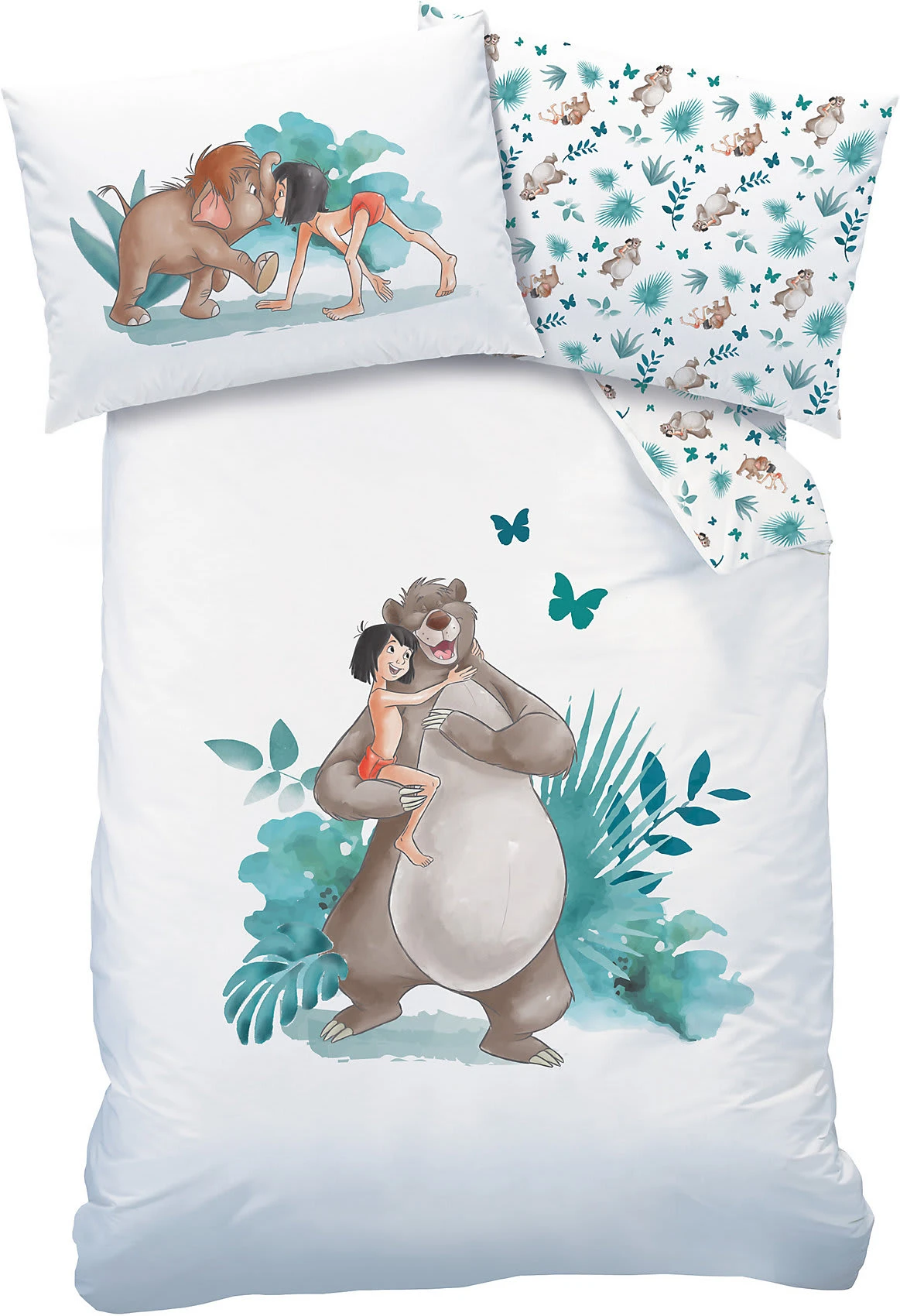 Familien Geschäft -Familien Geschäft cti wende kinderbettwasche das dschungelbuch 100 x 135 cm