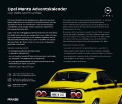 Adventskalender Opel Manta -Familien Geschäft franzis adventskalender opel manta 3