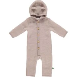 Fleeceanzug Aus Merinowolle In Rose Wood