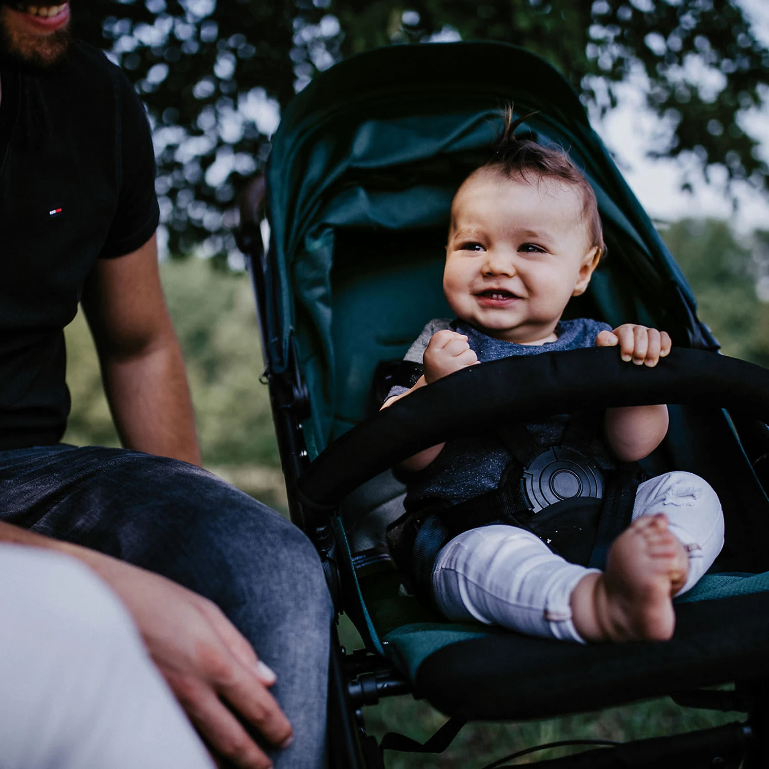 Buggy SMILOO HAPPY+, Black/cognac, Steel Grey 5 Buggy SMILOO HAPPY+, Black/cognac, Steel Grey - Image 3