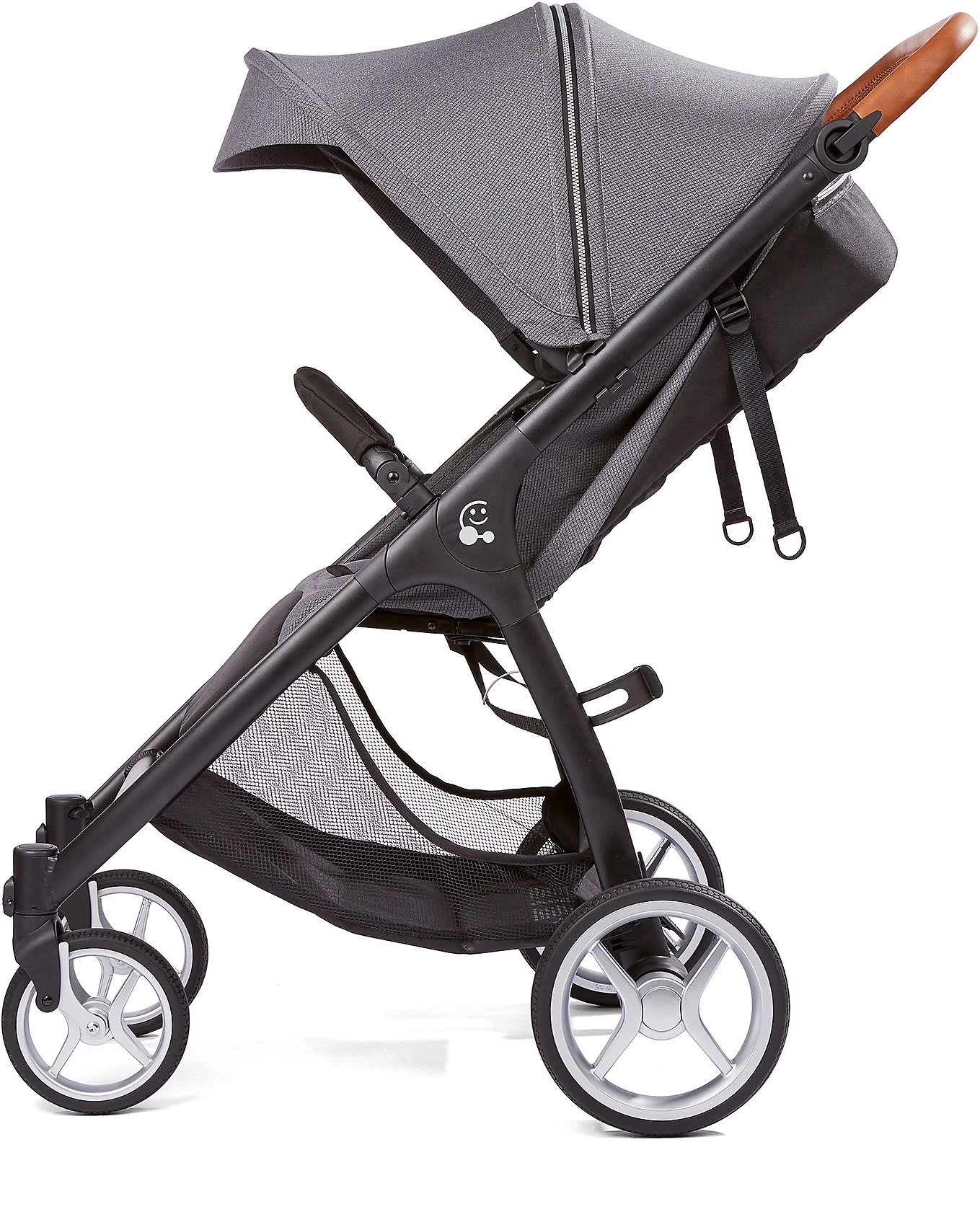 Buggy SMILOO HAPPY+, Black/cognac, Steel Grey 10 Buggy SMILOO HAPPY+, Black/cognac, Steel Grey - Image 8