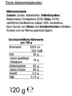 Schokoladen-Adventskalender "Hello Kitty" - 120 G - Ab 3 Jahren 7 Schokoladen-Adventskalender "Hello Kitty" - 120 G - Ab 3 Jahren -Familien Geschäft hello kitty schokoladen adventskalender hello kitty 120 g ab 3 jahren 2