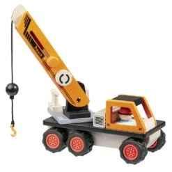 Autokran Aus Holz 5904 Orange-ab 3Jahre -Familien Geschäft howa autokran aus holz 5904 orange ab 3jahre 2