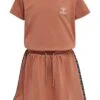 Hummel Kleid S/S Hmlhedda Dress In COPPER BROWN 2 Hummel Kleid S/S Hmlhedda Dress In COPPER BROWN -Familien Geschäft hummel kleid s s hmlhedda dress in copper brown