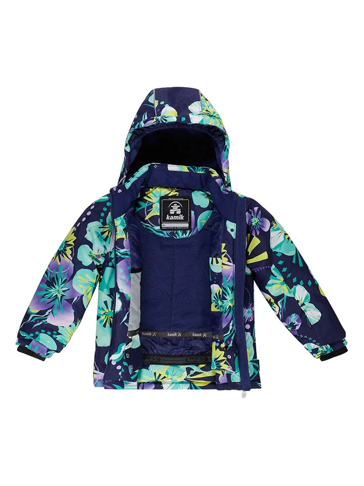 Kamik Ski-/ Snowboardjacke "Tallie" In Dunkelblau/ Türkis 4 Kamik Ski-/ Snowboardjacke "Tallie" In Dunkelblau/ Türkis - Image 2