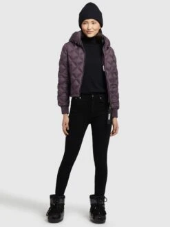 Khujo Steppjacke "Adore" In Lila -Familien Geschäft khujo steppjacke adore in lila 3
