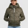 Khujo Steppjacke "Sarabi" In Khaki -Familien Geschäft khujo steppjacke sarabi in khaki