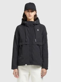 Khujo Übergangsjacke "Zahira3" In Schwarz -Familien Geschäft khujo ubergangsjacke zahira3 in schwarz 2