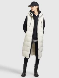 Khujo Weste TOURIN MATT In Cremeweiß -Familien Geschäft khujo weste tourin matt in cremeweiss 5