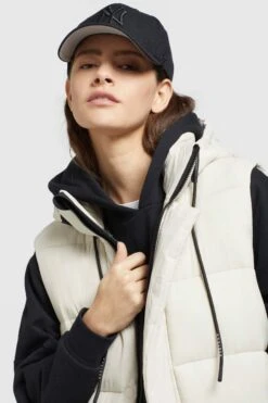 Khujo Weste TOURIN MATT In Cremeweiß -Familien Geschäft khujo weste tourin matt in cremeweiss 6