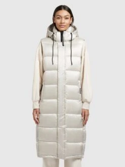 Khujo Weste TOURIN SATIN In Perlweiß -Familien Geschäft khujo weste tourin satin in perlweiss 3