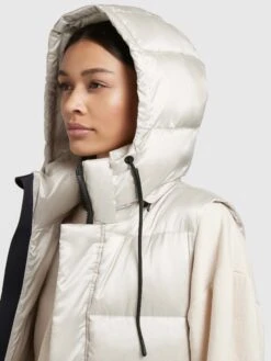 Khujo Weste TOURIN SATIN In Perlweiß -Familien Geschäft khujo weste tourin satin in perlweiss 6