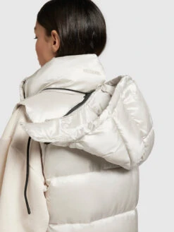 Khujo Weste TOURIN SATIN In Perlweiß -Familien Geschäft khujo weste tourin satin in perlweiss 7