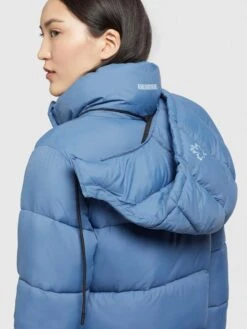 Khujo Wintermantel "Julina Matt" In Blau -Familien Geschäft khujo wintermantel julina matt in blau 5