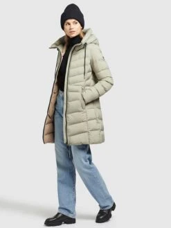 Khujo Wintermantel "Tuhani" In Hellgrün -Familien Geschäft khujo wintermantel tuhani in hellgrun 3