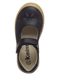 Leder-Spangenballerinas In Dunkelblau -Familien Geschäft kmins leder spangenballerinas in dunkelblau 3