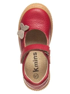 Leder-Spangenballerinas In Rot -Familien Geschäft kmins leder spangenballerinas in rot 3