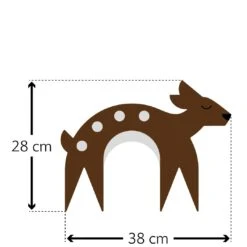 Wärmekissen "Rehkitz Flora" In Braun -Familien Geschäft leschi warmekissen rehkitz flora in braun 2