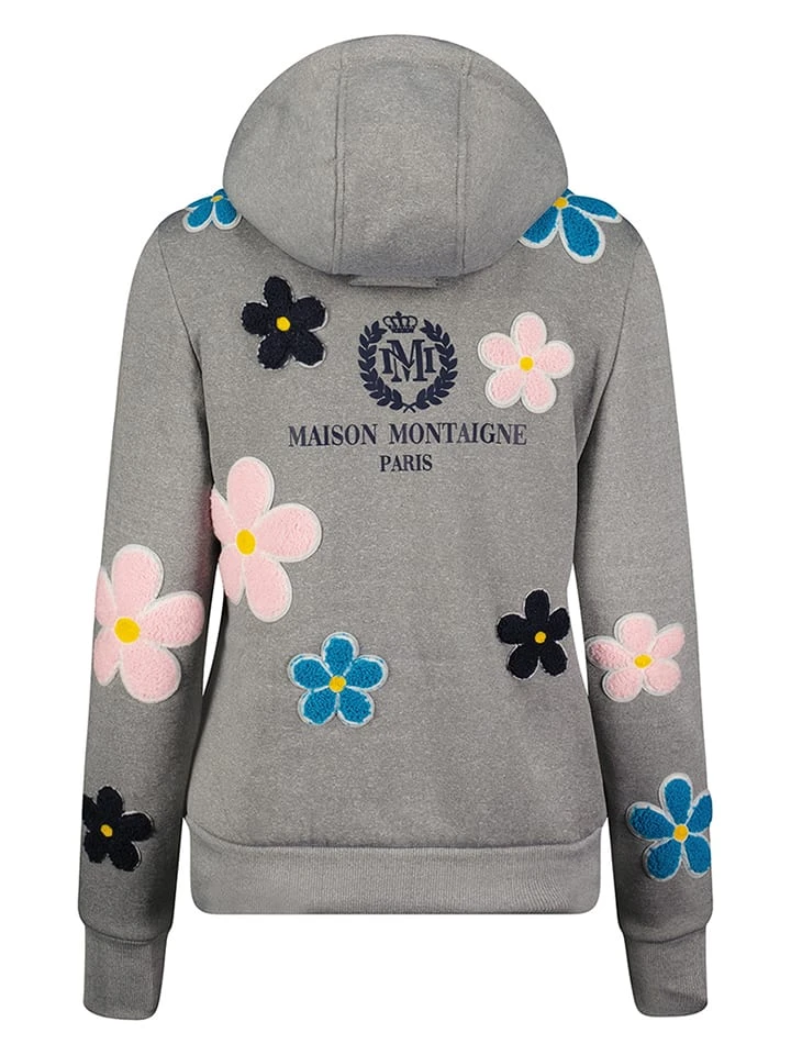 Hoodie "Farguimai" In Grau/ Rosa/ Blau 4 Hoodie "Farguimai" In Grau/ Rosa/ Blau - Image 2