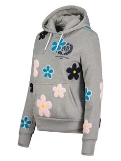Hoodie "Farguimai" In Grau/ Rosa/ Blau 8 Hoodie "Farguimai" In Grau/ Rosa/ Blau -Familien Geschäft maison montaigne hoodie farguimai in grau rosa blau 2