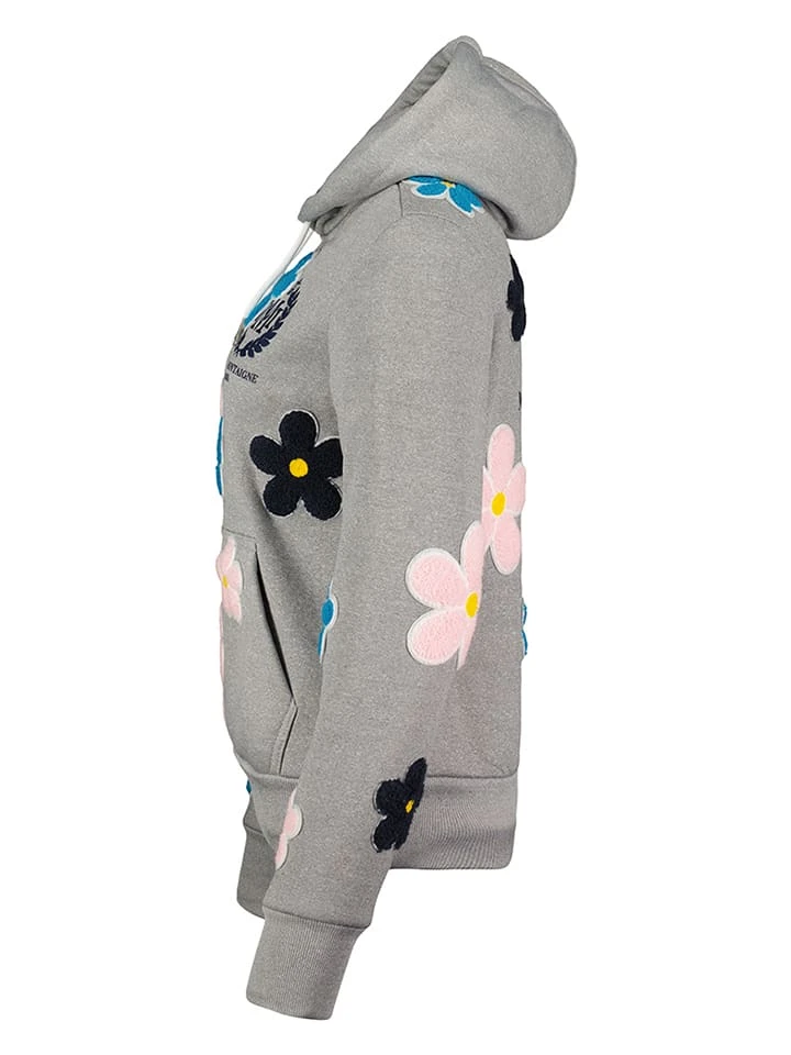 Hoodie "Farguimai" In Grau/ Rosa/ Blau 6 Hoodie "Farguimai" In Grau/ Rosa/ Blau - Image 4