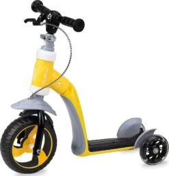 ELIOS 2 In 1 Laufrad Und Scooter, Gelb -Familien Geschäft momi elios 2 in 1 laufrad und scooter gelb 5