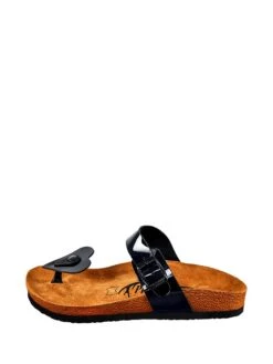 Leder-Zehentrenner In Schwarz -Familien Geschäft moosefield leder zehentrenner in schwarz 2