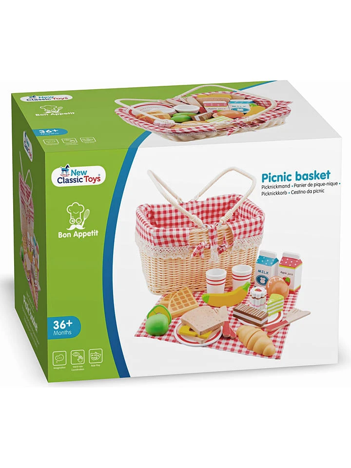 New Classic Toys® Picknickkorb Mit Zubehör - Ab 3 Jahren 7 New Classic Toys® Picknickkorb Mit Zubehör - Ab 3 Jahren - Image 5