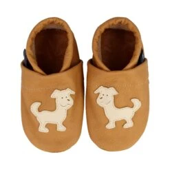 Hausschuhe / Lederpuschen Mit Hund In Caramel / Beige 8 Hausschuhe / Lederpuschen Mit Hund In Caramel / Beige -Familien GeschÀft pantau its a small world hausschuhe lederpuschen mit hund in caramel beige 2