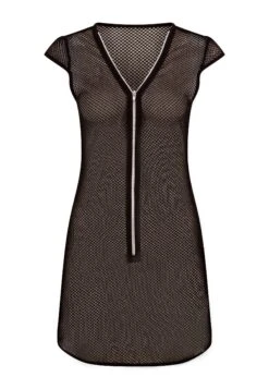 Netzkleid In Schwarz