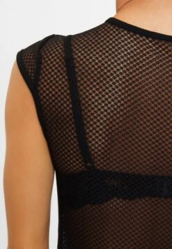 Netzkleid In Schwarz -Familien Geschäft petite fleur gold netzkleid in schwarz 5