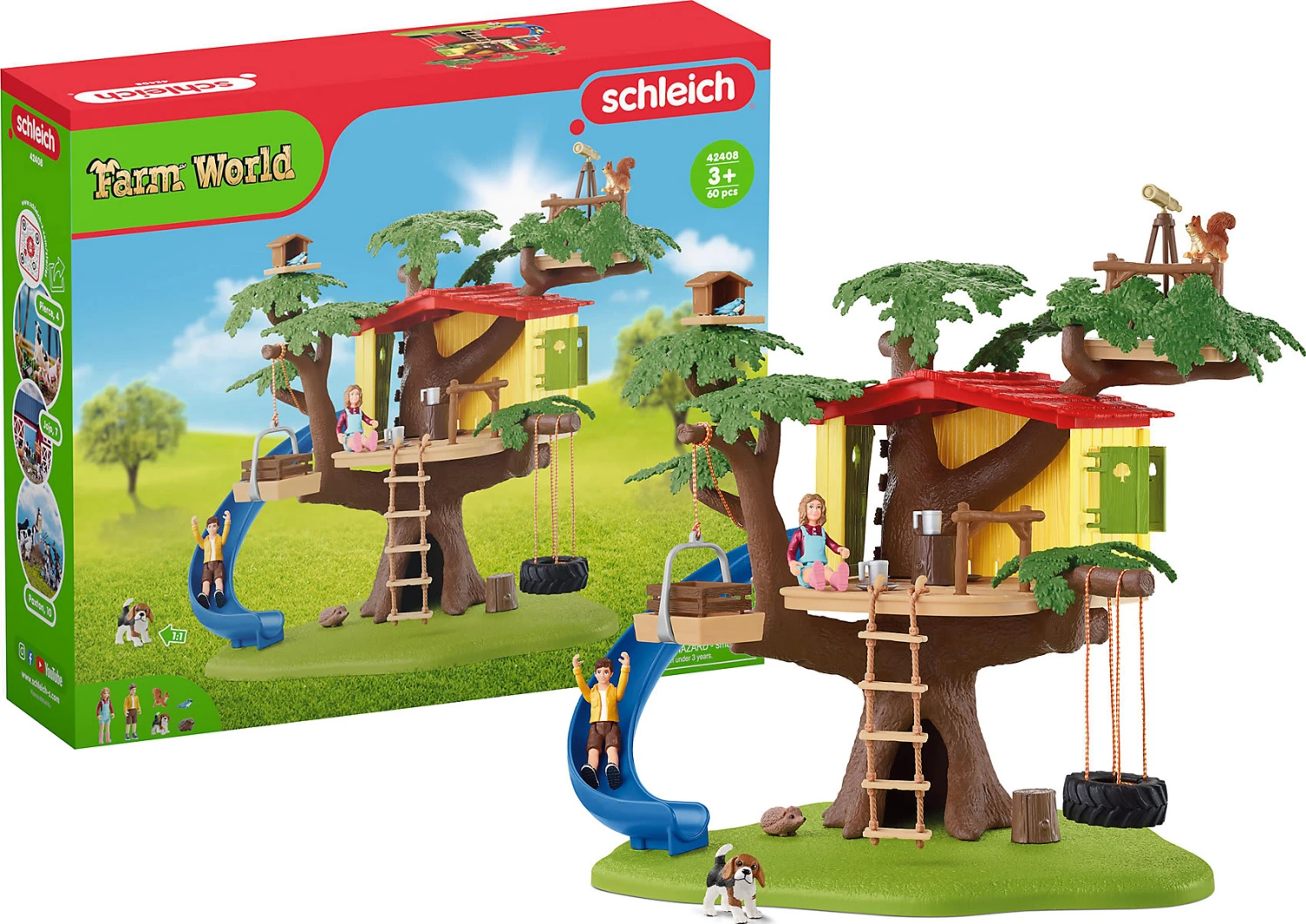 Schleich Farm World 42408 Abenteuer Baumhaus 3 Schleich Farm World 42408 Abenteuer Baumhaus