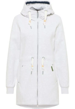 Schmuddelwedda Sweatjacke Yuka In Wollweiss Melange