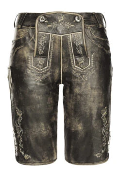 Damen Lederhose "Pam" In Brown Vintage