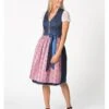 Dirndl "Cynthia" In Dunkelblau/ Rosa -Familien Geschäft stockerpoint dirndl cynthia in dunkelblau rosa