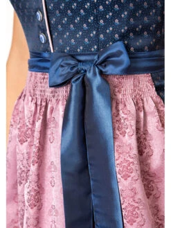 Dirndl "Cynthia" In Dunkelblau/ Rosa -Familien Geschäft stockerpoint dirndl cynthia in dunkelblau rosa 5