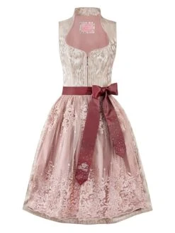 Dirndl "Macie" In Beige/ Altrosa