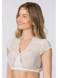Dirndlbluse "Selina" In Creme -Familien Geschäft stockerpoint dirndlbluse selina in creme 2