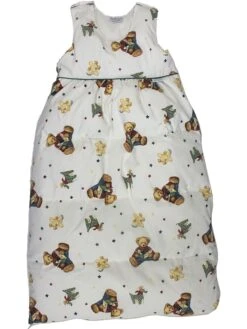 Daunenschlafsack "Bücherbär" In Creme/ Braun