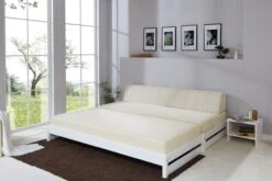 Stapelliege Stapelbett Gästebett In Weiß -Familien Geschäft ticaa stapelliege stapelbett gastebett in weiss 4