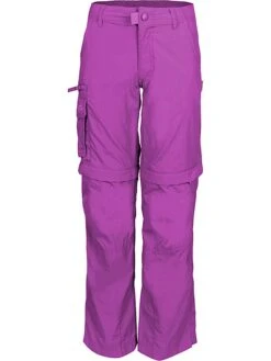 TROLLKIDS Zipp-Off-Trekkinghose "Oppland" - Regular Fit - In Lila