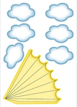 Ursus Deko-Set Schultüte Easy Line Einhorn -Familien Geschäft ursus deko set schultute easy line einhorn 4